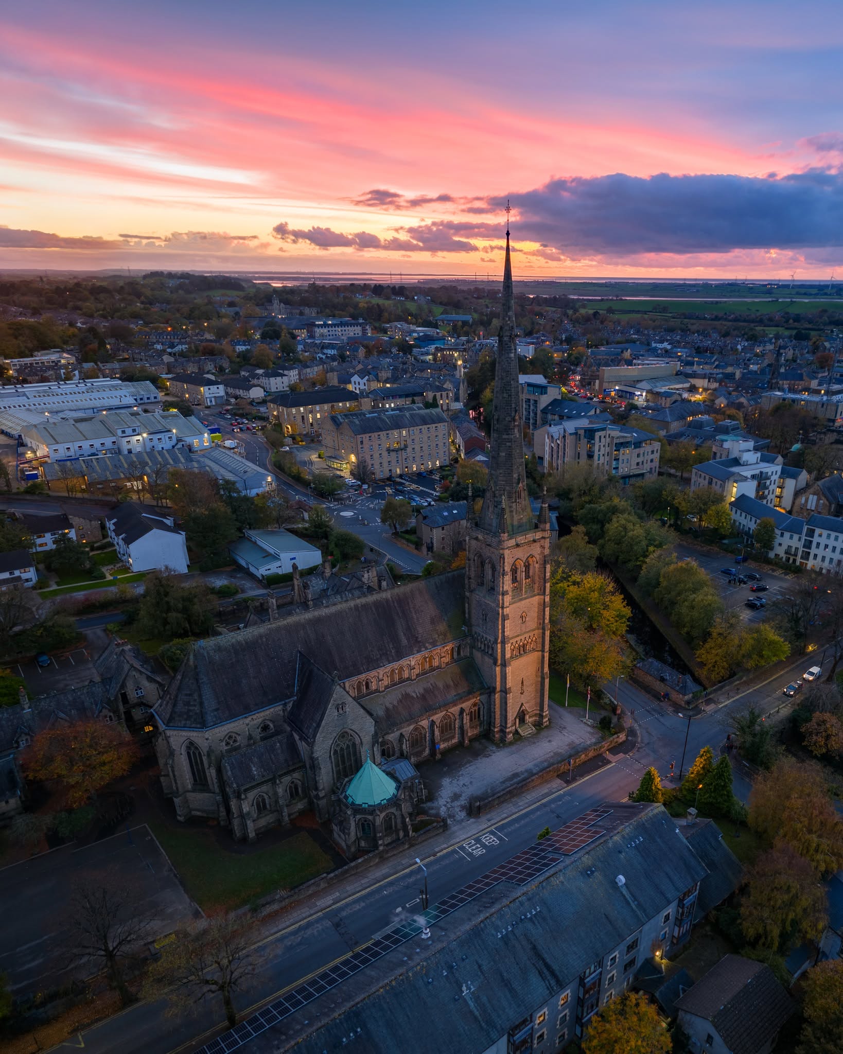 Robert Downie Lancaster Cathedral at Dusk